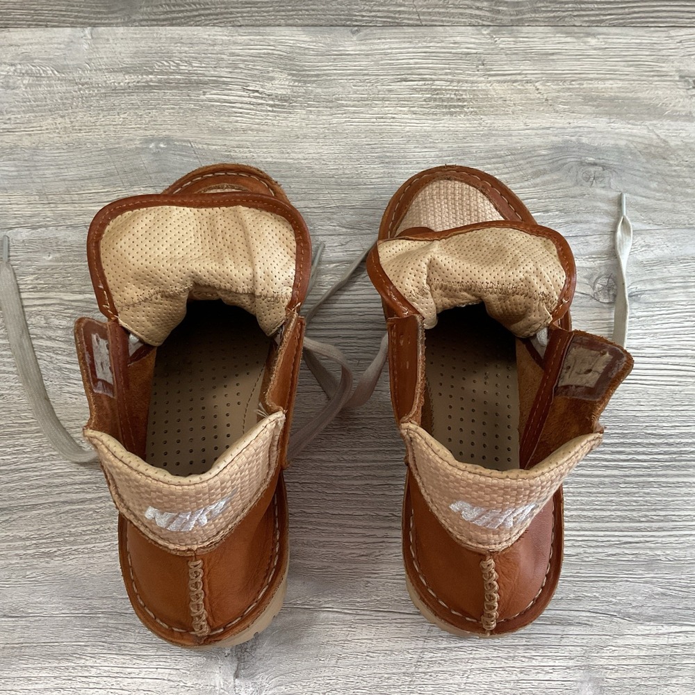 Nike Considered Mid Desert Oak Brown Leather Woven Vintage 311076-221 Size 8.5 - Picture 13 of 16